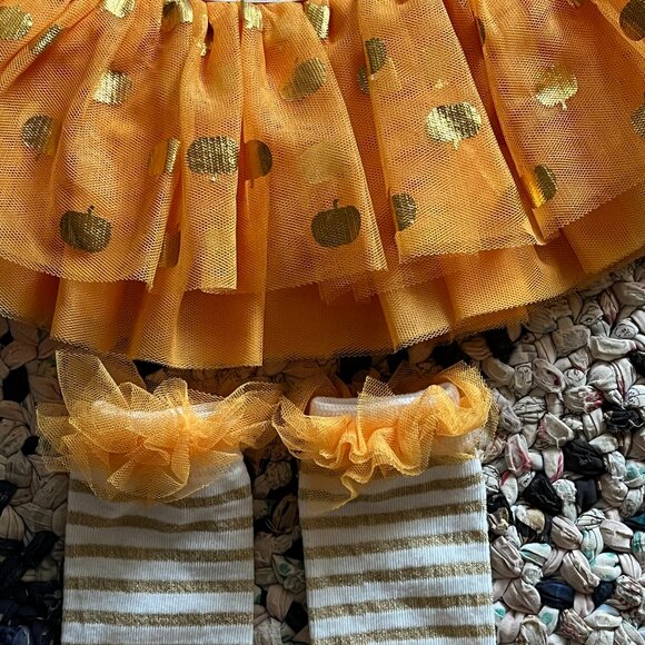 Pumpkin tutu set - Picture 1 of 5
